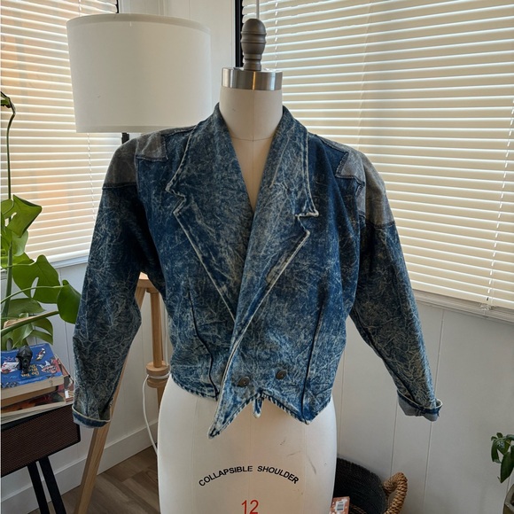 Vintage Acid Wash Denim Jacket - Picture 1 of 4